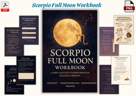 Download Scorpio Full Moon Workbook | Shadow Work - Shadow work Collection