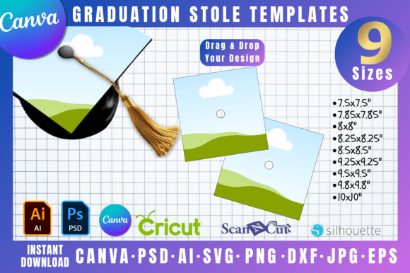 Download Graduation Cap Topper 9 Sizes - Premium Resources