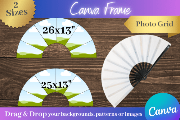Download Canva Clack Fan Template - Photo Grid - Premium Resources