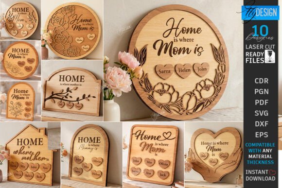 Download Mother's Day Gift Idea Laser Cut Bundle - Gift Collection